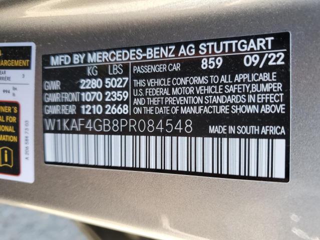 VIN W1KAF4GB8PR084548 2023 Mercedes-Benz C-Class, 300 no.12