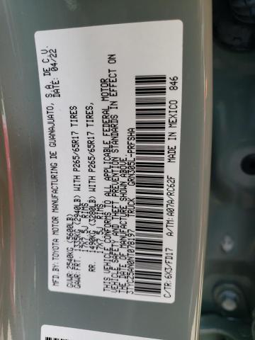 2022 Toyota Tacoma Double Cab VIN: 3TYCZ5AN0NT078197 Lot: 52385564