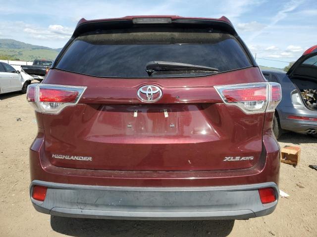 VIN 5TDJKRFH1FS093195 2015 Toyota Highlander, Xle no.6