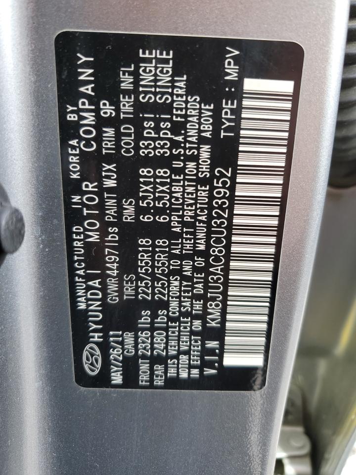 KM8JU3AC8CU323952 2012 Hyundai Tucson Gls