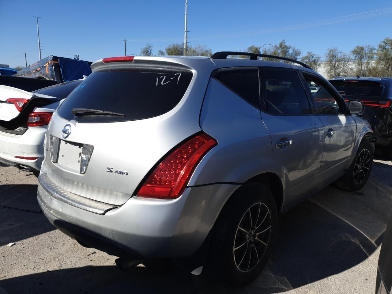 JN8AZ08W97W616486 2007 Nissan Murano Sl