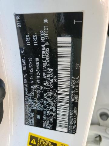 5TDJZRFH5JS858767 2018 Toyota Highlander Se