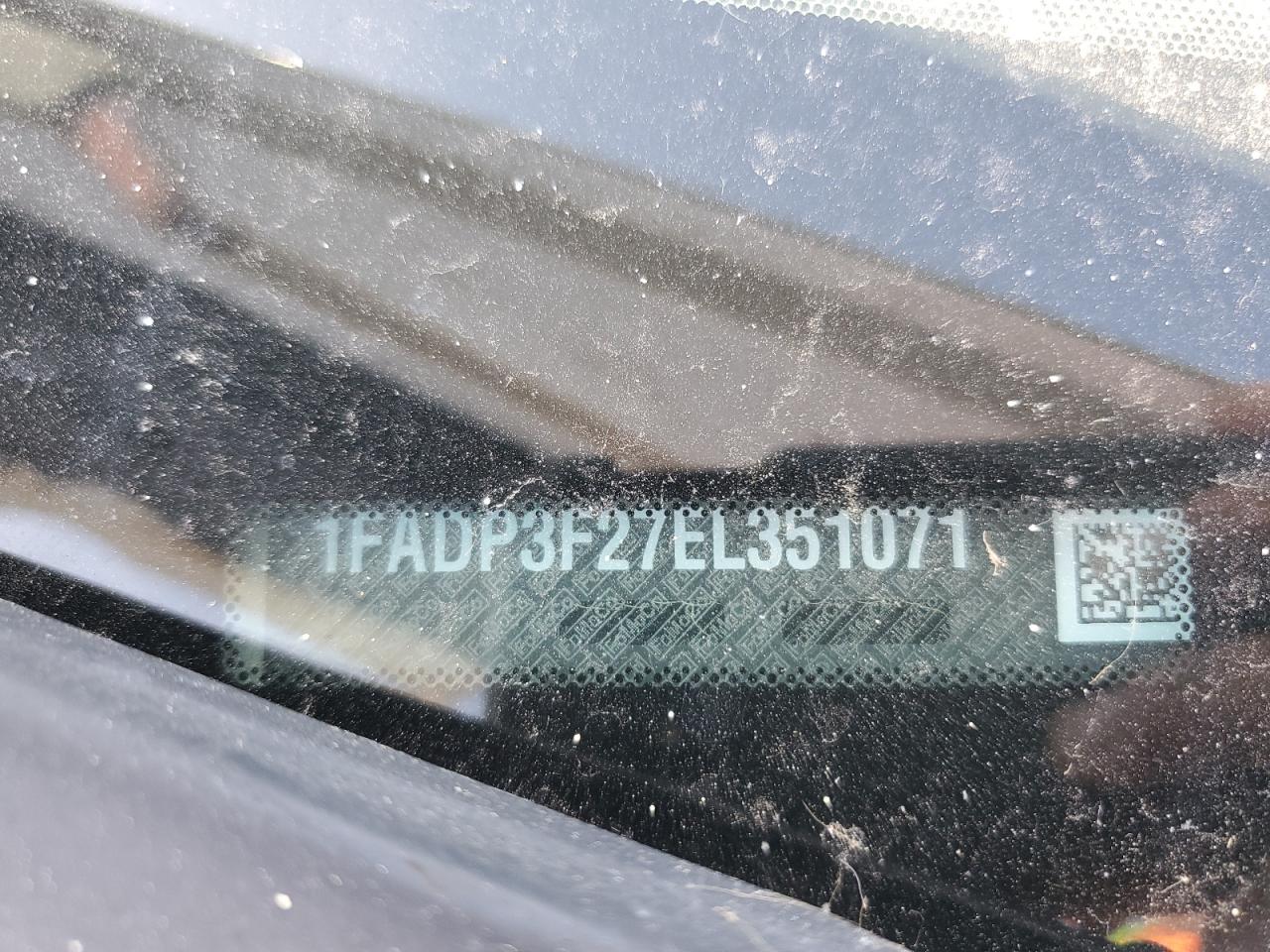 1FADP3F27EL351071 2014 Ford Focus Se