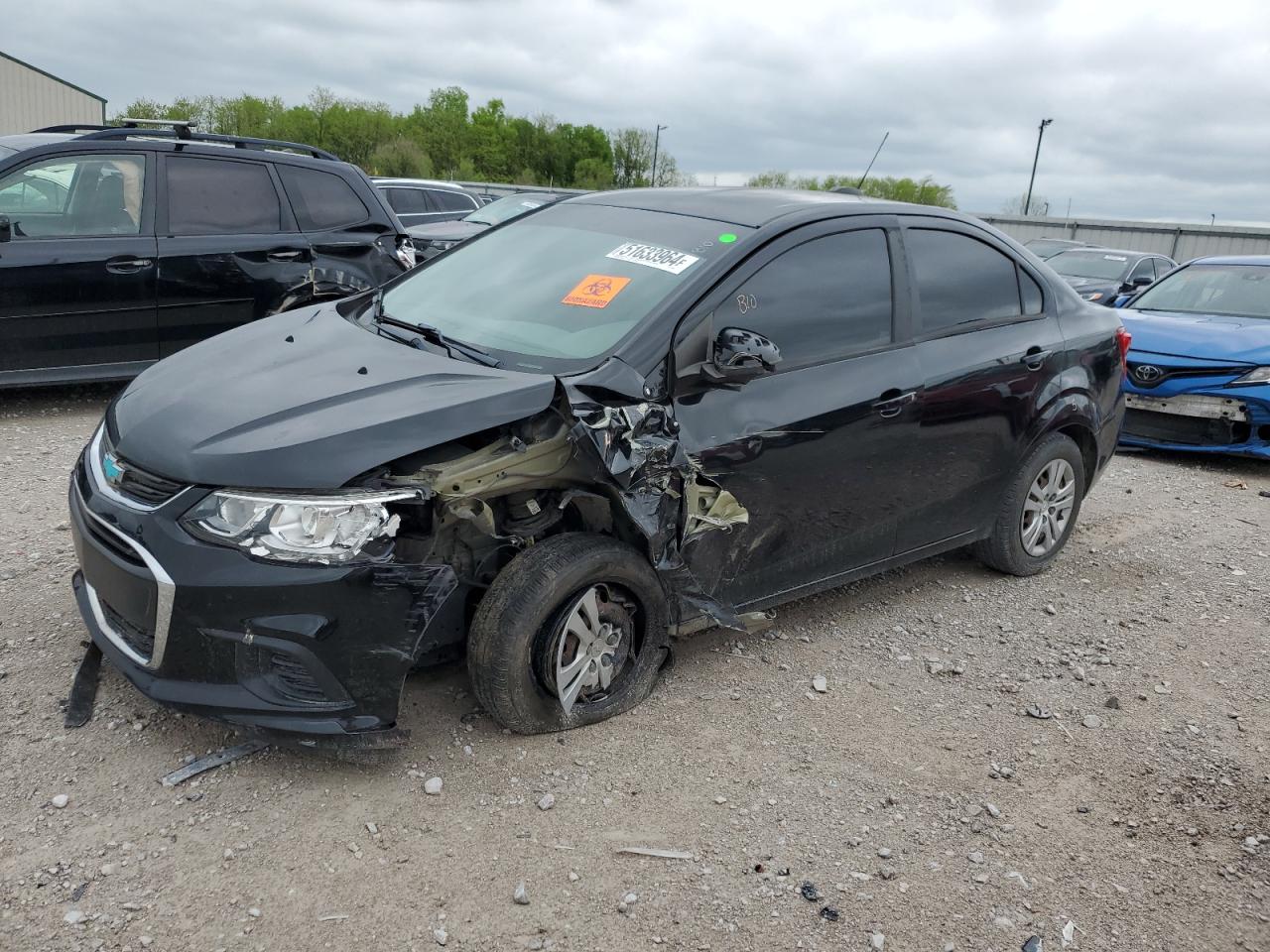 2017 Chevrolet Sonic Ls vin: 1G1JB5SH2H4151238