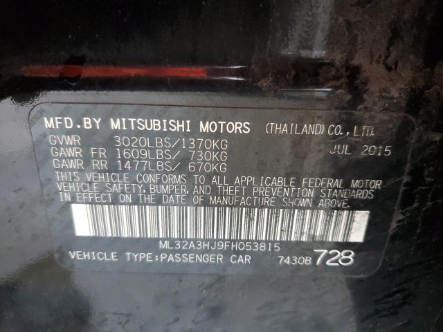 2015 MITSUBISHI MIRAGE DE ML32A3HJ9FH053815