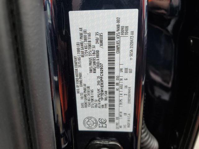 2023 FORD F150 TREMO 1FTEW1E83PFC92937