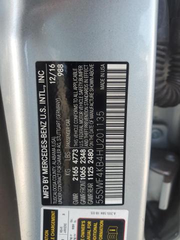 2017 MERCEDES-BENZ C 300 4MAT - 55SWF4KB4HU201135