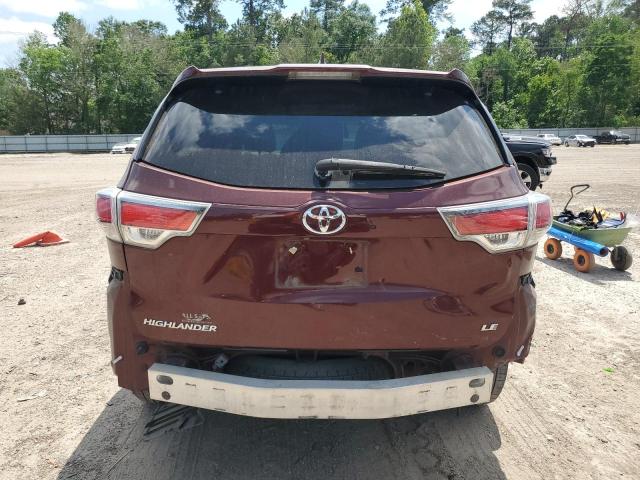 VIN 5TDZKRFH0FS119112 2015 Toyota Highlander, LE no.6