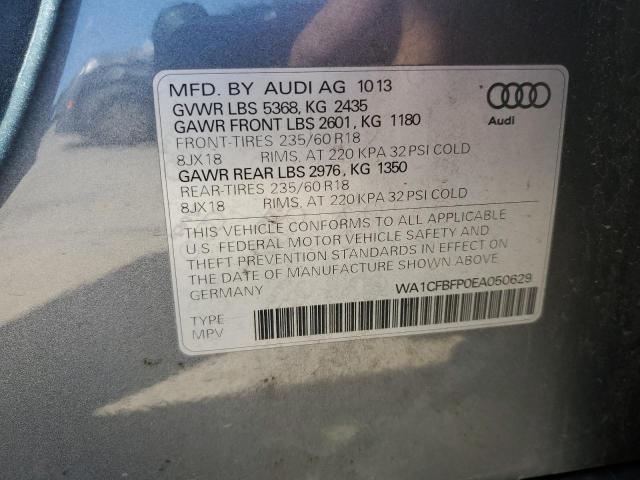 Lot #2473390087 2014 AUDI Q5 PREMIUM salvage car