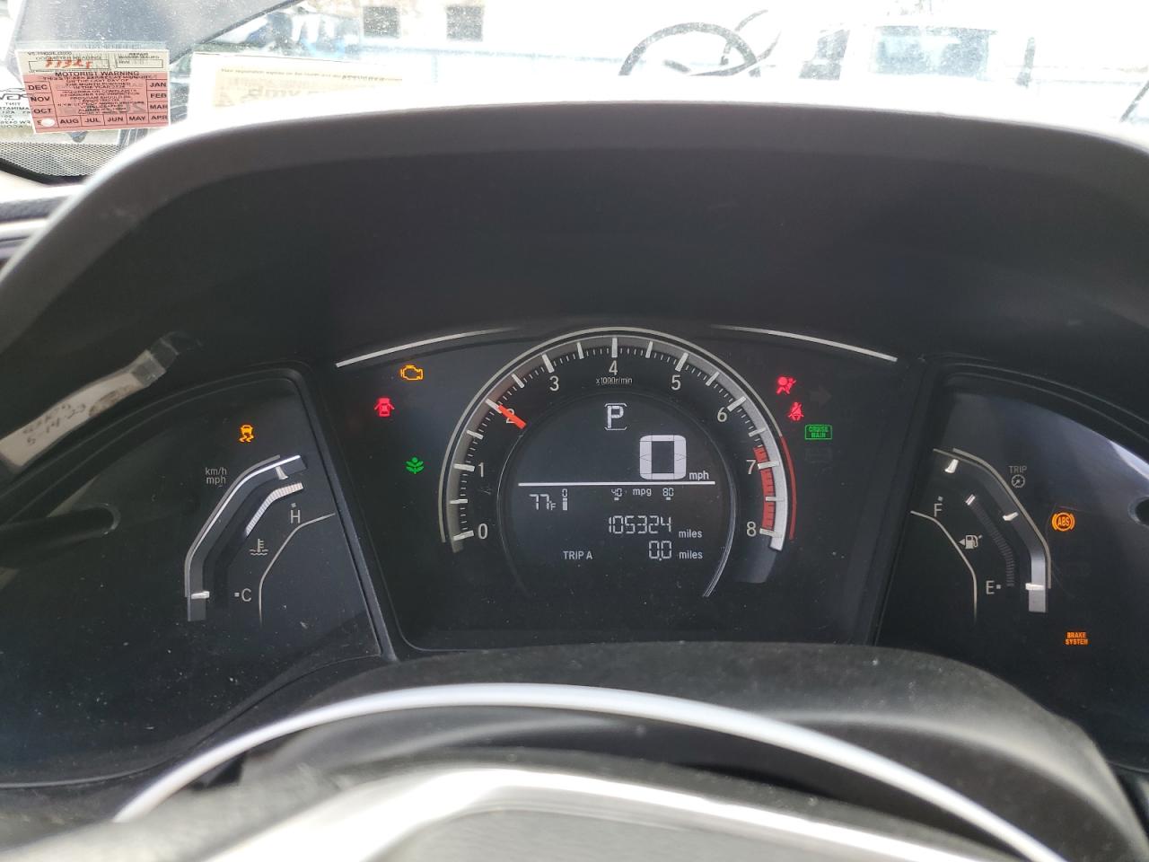 2HGFC2F5XGH506782 2016 Honda Civic Lx