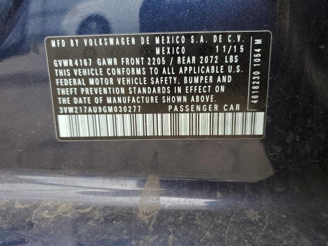 2016 VOLKSWAGEN GOLF S/SE - 3VW217AU9GM030277