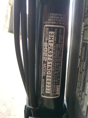 2022 HONDA NVA110 B 3H1JK0701ND006233