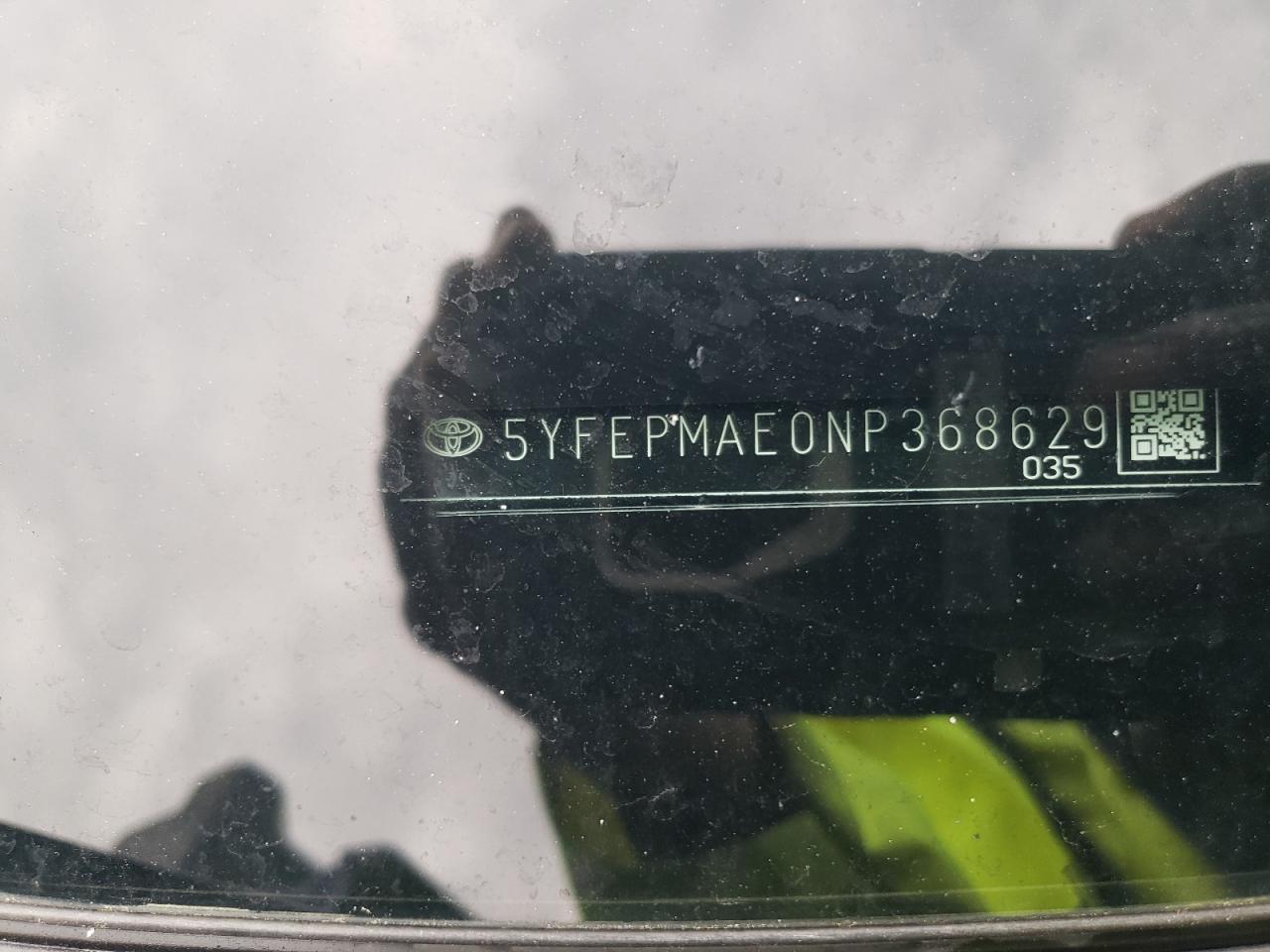 5YFEPMAE0NP368629 2022 Toyota Corolla Le