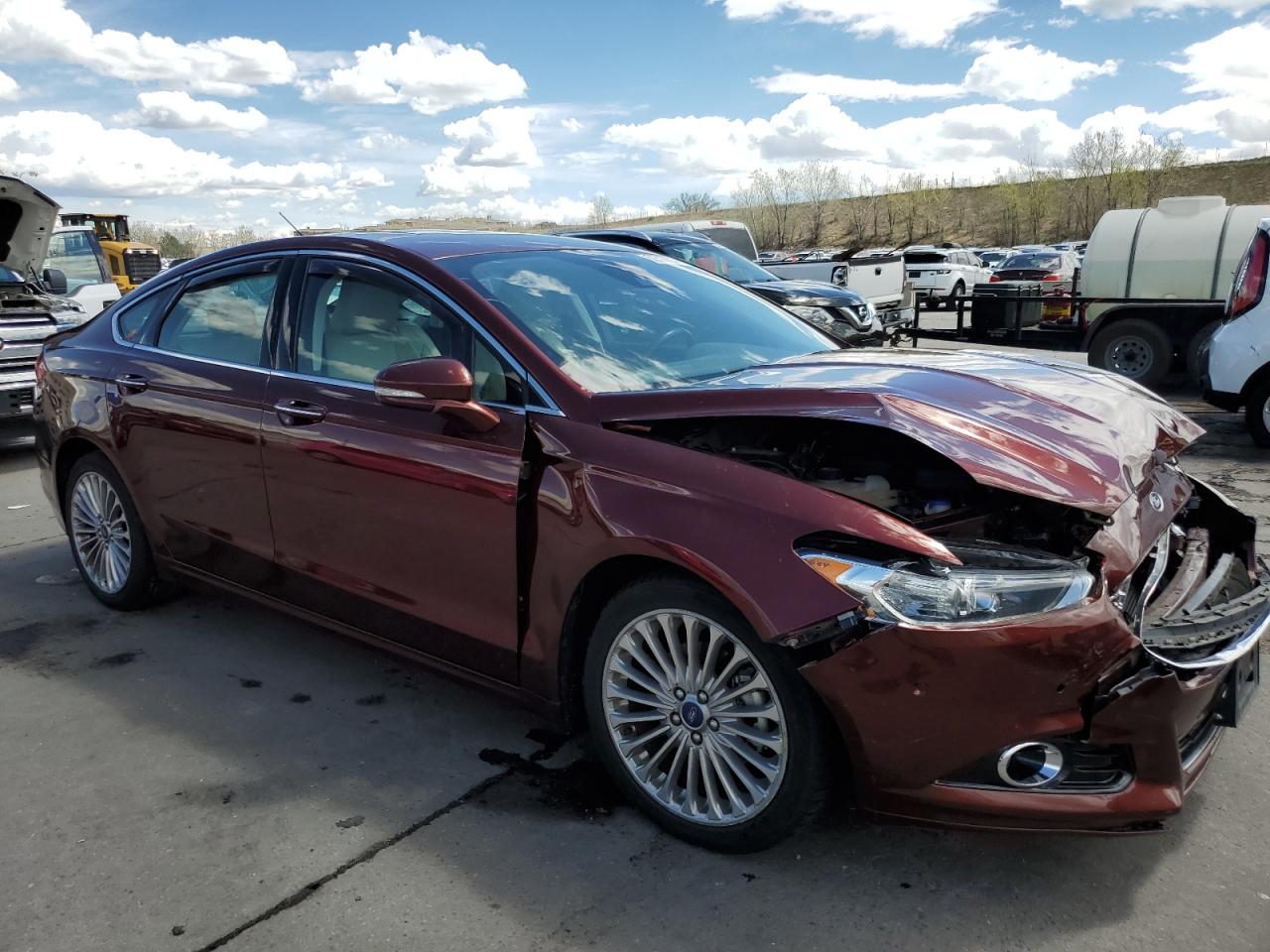 2015 Ford Fusion Titanium vin: 3FA6P0D96FR244829