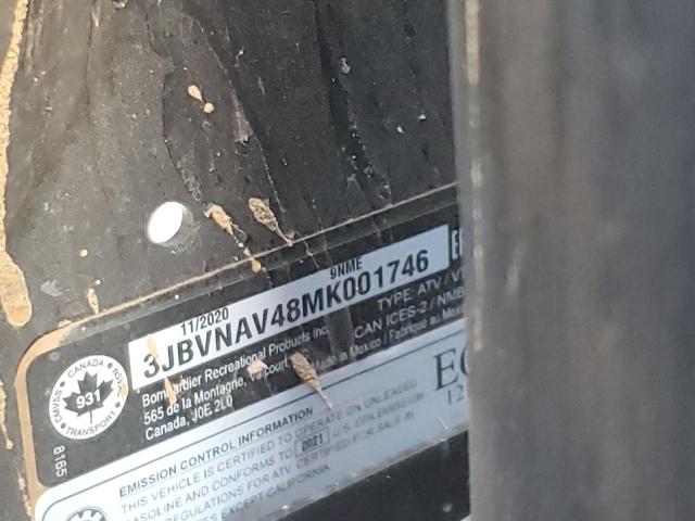 2021 CAN-AM MAVERICK X - 3JBVNAV48MK001746