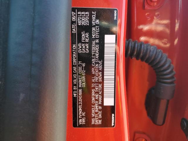 2018 VOLVO S60 T5 YV140MTL2J2451686