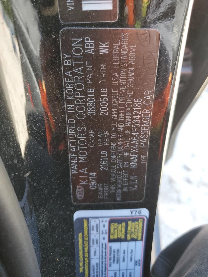 KNAFX4A64F5342186 2015 Kia Forte Lx