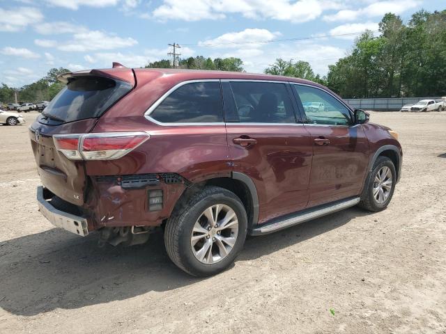 VIN 5TDZKRFH0FS119112 2015 Toyota Highlander, LE no.3