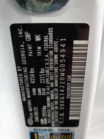 2021 KIA K5 LXS - 5XXG14J20MG054941