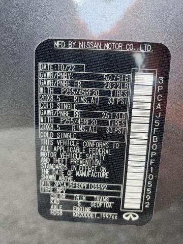 2023 INFINITI QX50 SPORT 3PCAJ5FB0PF105592
