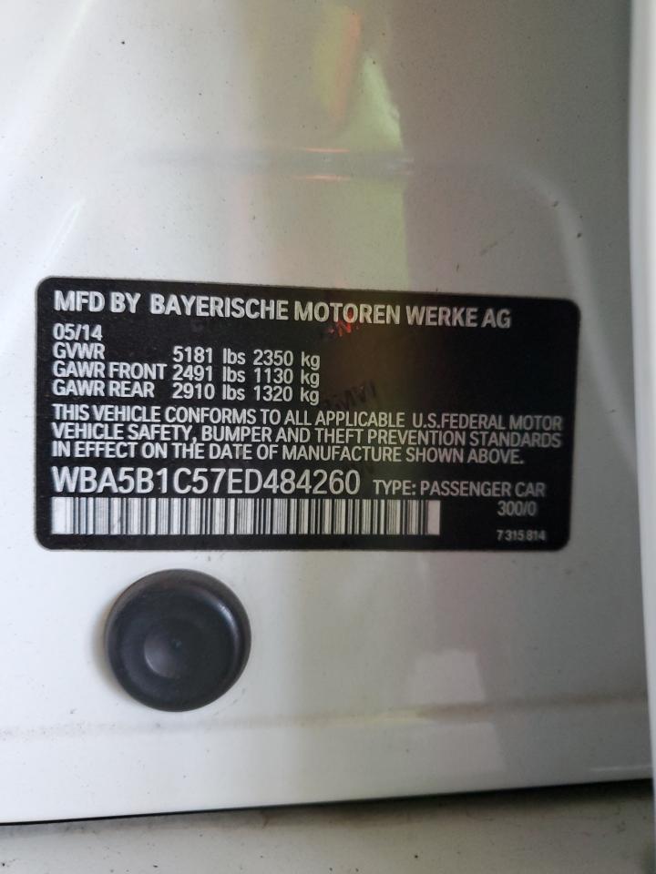 WBA5B1C57ED484260 2014 BMW 535 I