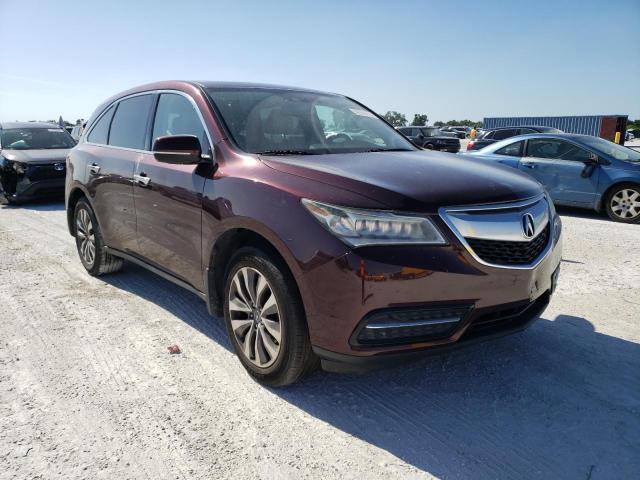 2014 Acura Mdx Technology VIN: 5FRYD3H46EB017571 Lot: 49504284