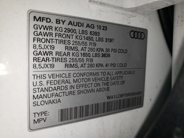 VIN WA1LCBF70RD004361 2024 Audi Q7, Premium Plus no.14