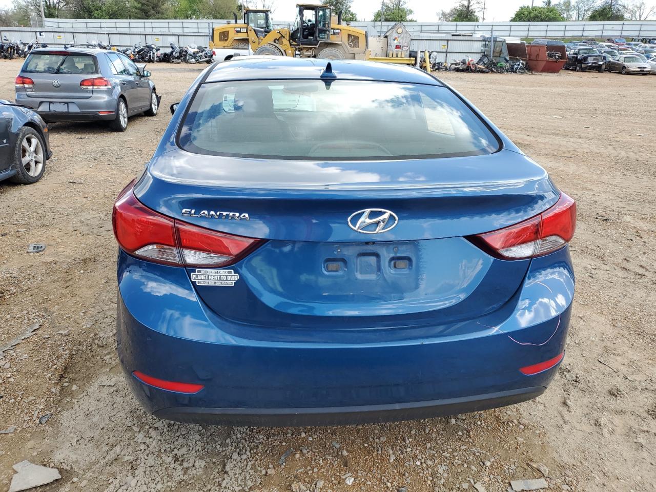 2015 Hyundai Elantra Se vin: KMHDH4AE9FU281918