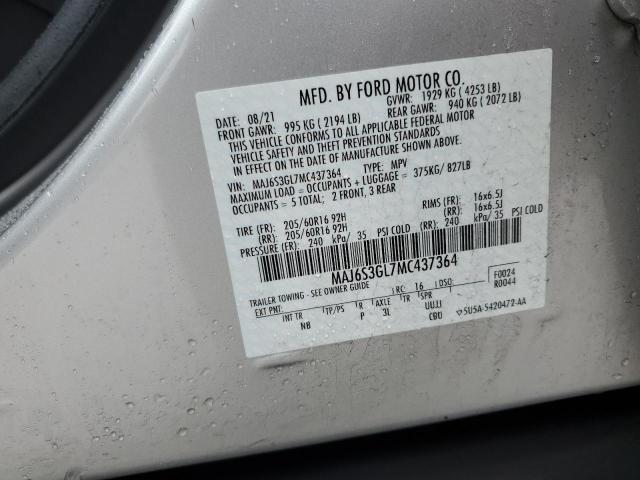 2021 FORD ECOSPORT S - MAJ6S3GL7MC437364