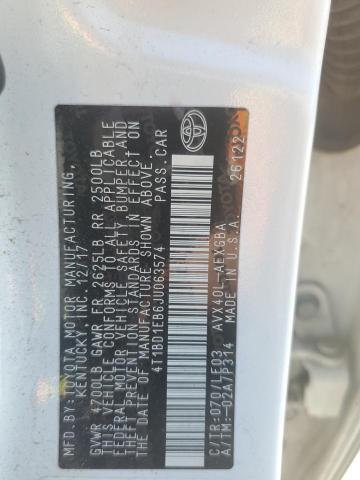 4T1BD1EB6JU063574 2018 TOYOTA AVALON - Image 12