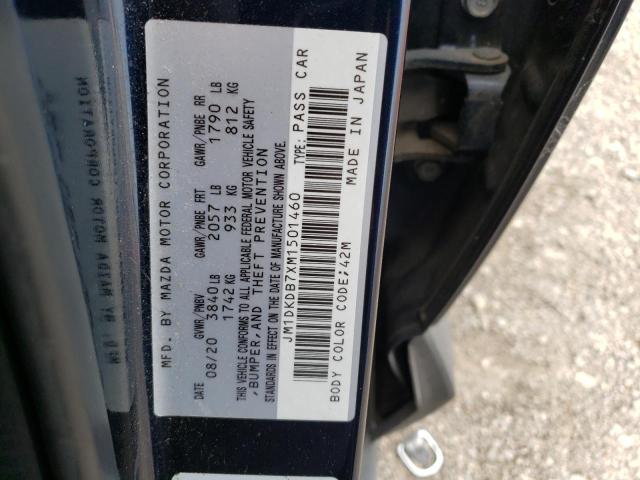 2021 Mazda Cx-3 Sport VIN: JM1DKDB7XM1501460 Lot: 51789324