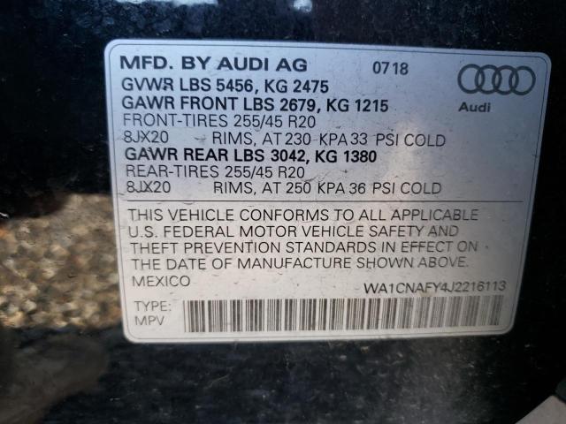 WA1CNAFY4J2216113 2018 AUDI Q5 - Image 13