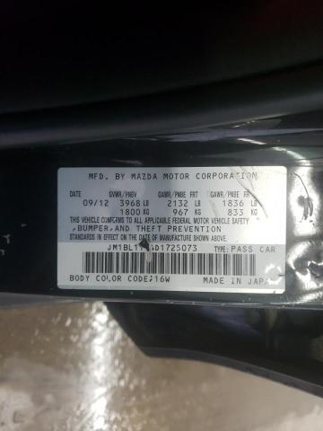 2013 Mazda 3 I VIN: JM1BL1TF4D1725073 Lot: 49845204