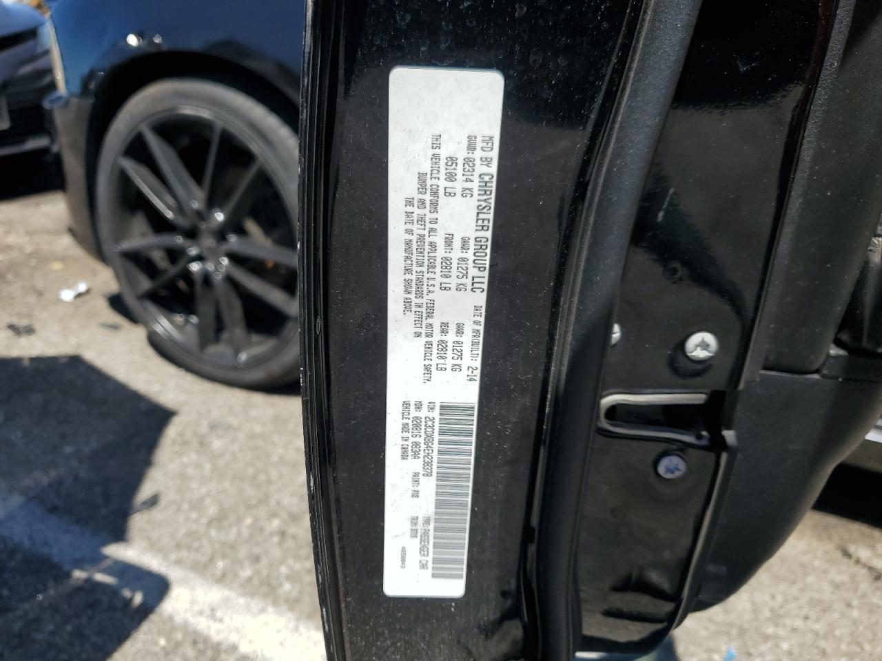 2C3CDXBG4EH238378 2014 Dodge Charger Se