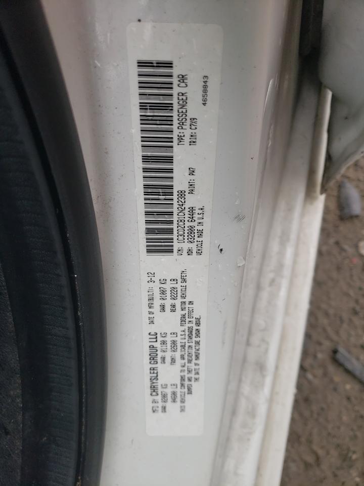 1C3CDZCB1CN242388 2012 Dodge Avenger Sxt