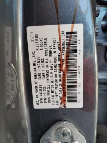 1HGCP2F80BA073837 2011 Honda Accord Exl