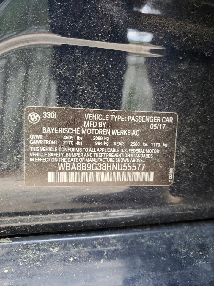 WBA8B9G38HNU55577 2017 BMW 330 I
