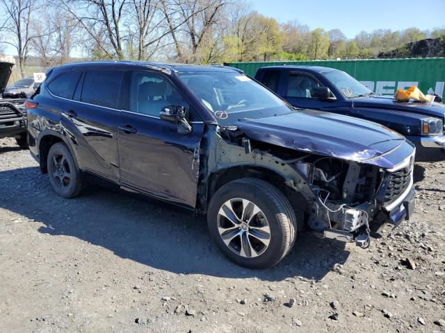 Lot #2521988835 2021 TOYOTA HIGHLANDER salvage car