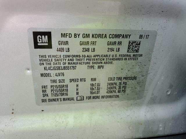 2018 BUICK ENCORE ESS - KL4CJGSB3JB551797