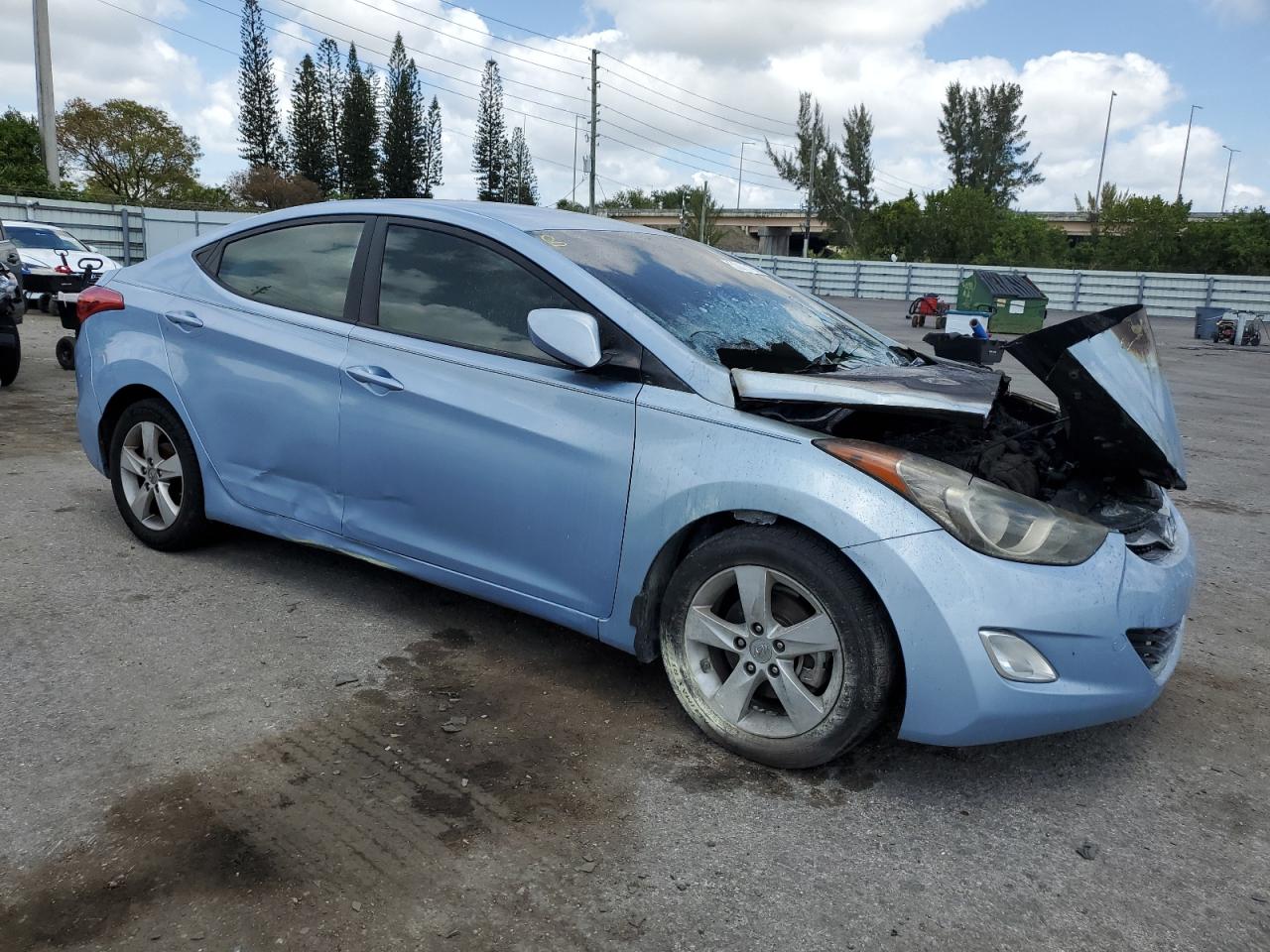 KMHDH4AE1DU740436 2013 Hyundai Elantra Gls