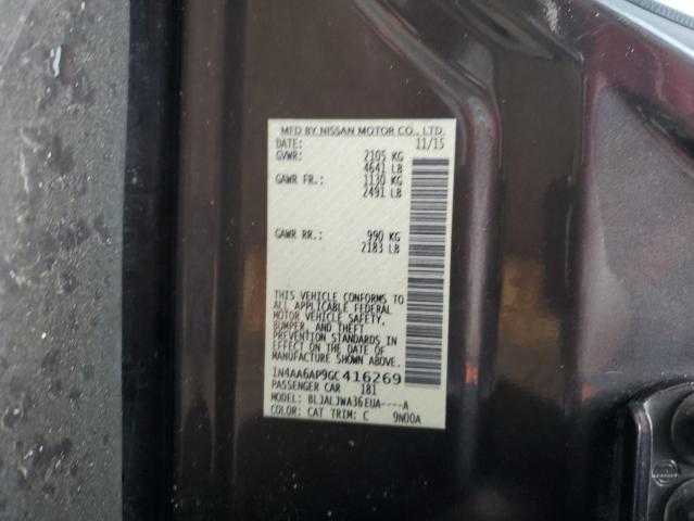 2016 Nissan Maxima 3.5S VIN: 1N4AA6AP9GC416269 Lot: 50063884