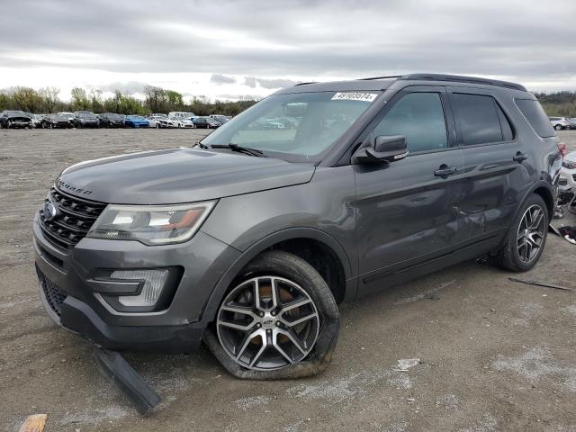 Lot #2441117138 2016 FORD EXPLORER S salvage car