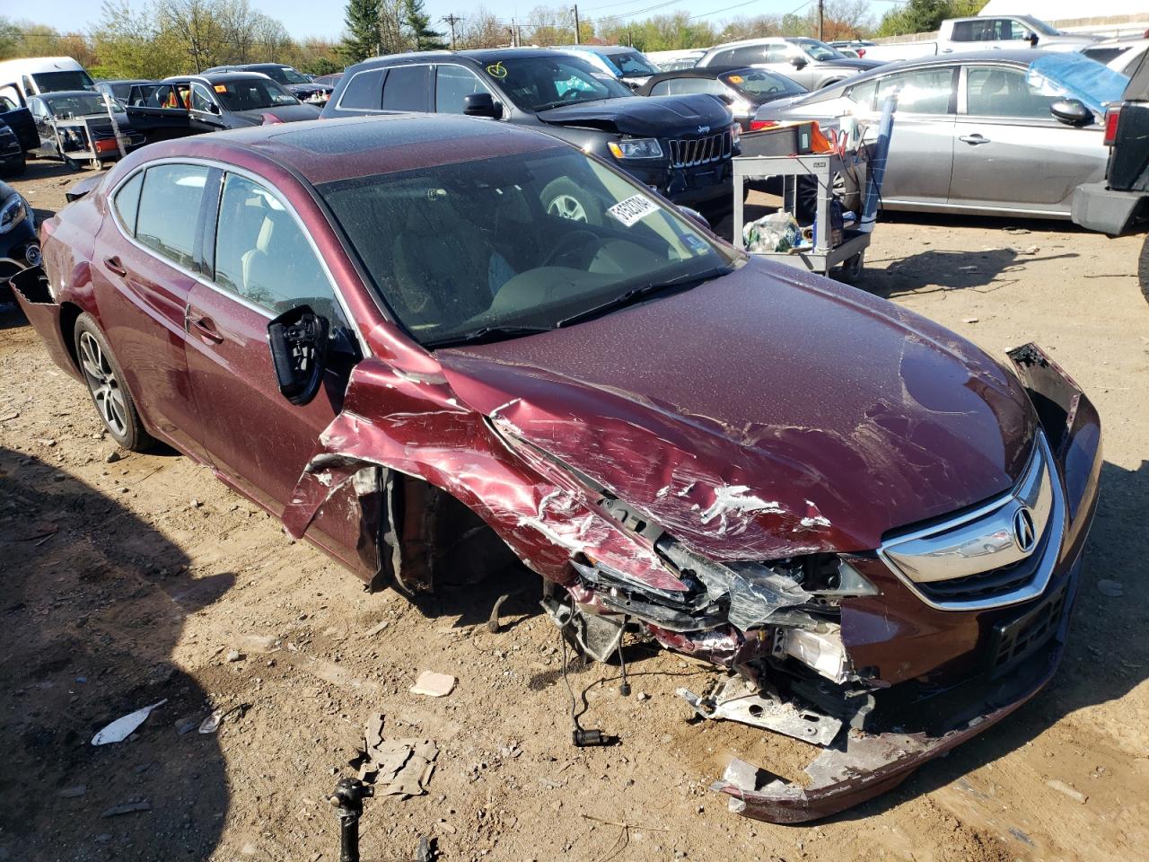 19UUB3F52FA010470 2015 Acura Tlx Tech