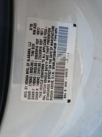 2006 Honda Odyssey Exl VIN: 5FNRL38726B014638 Lot: 51142534