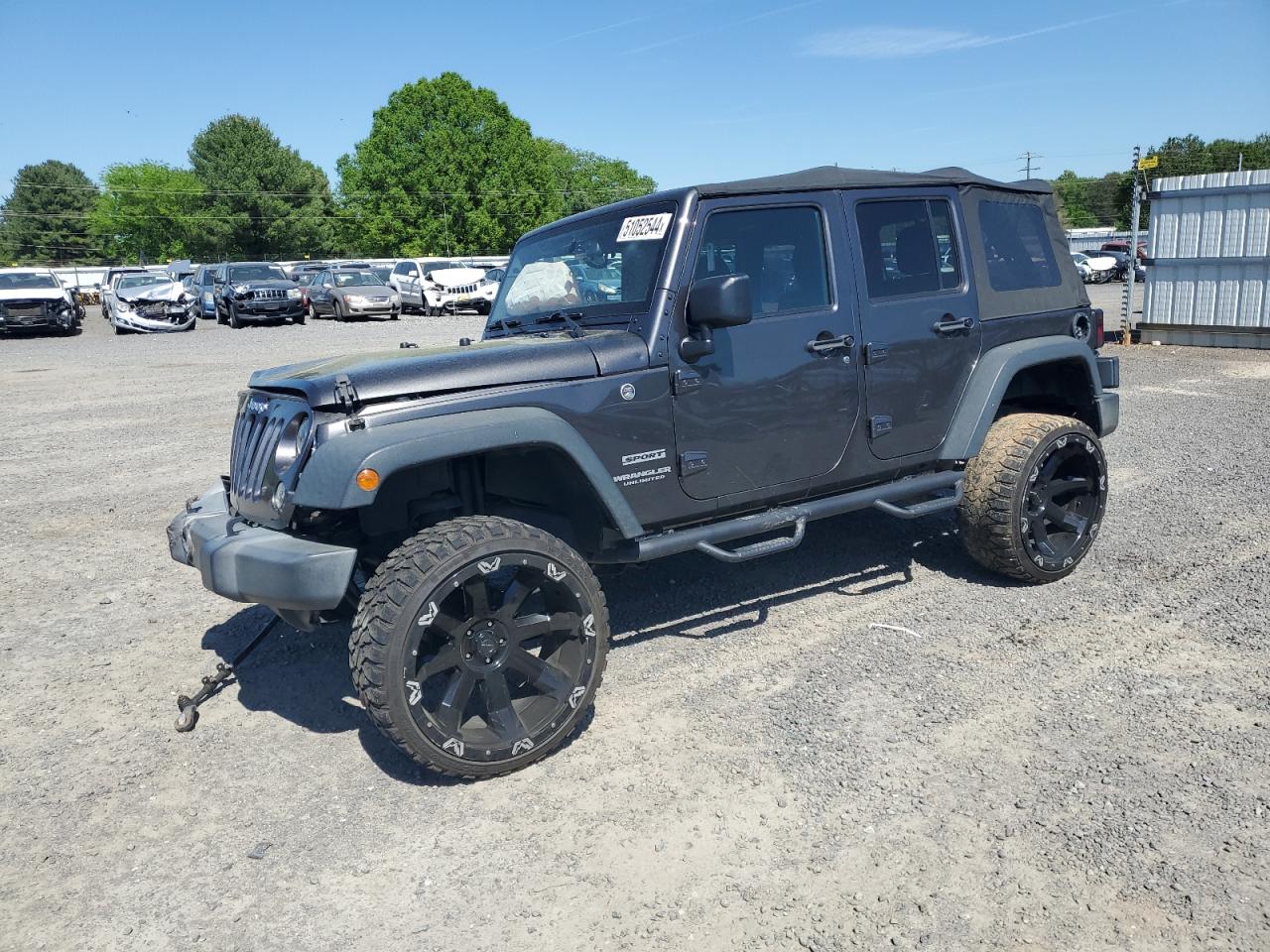 1C4BJWDGXHL657317 2017 Jeep Wrangler Unlimited Sport