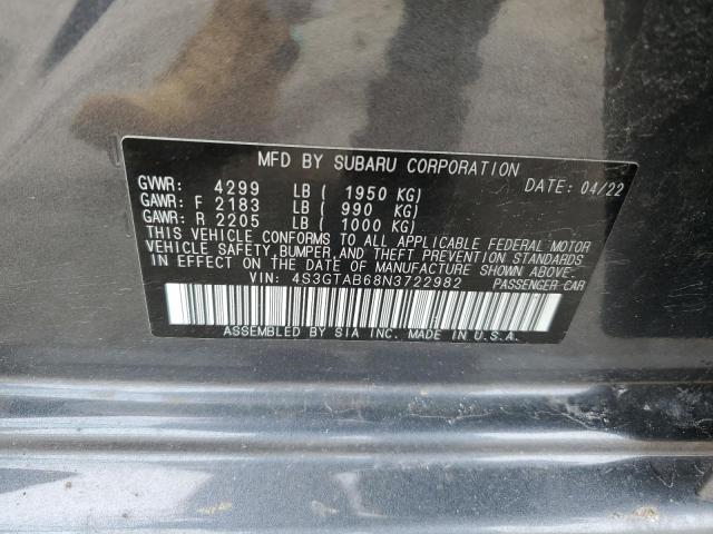 2022 Subaru Impreza VIN: 4S3GTAB68N3722982 Lot: 51204794