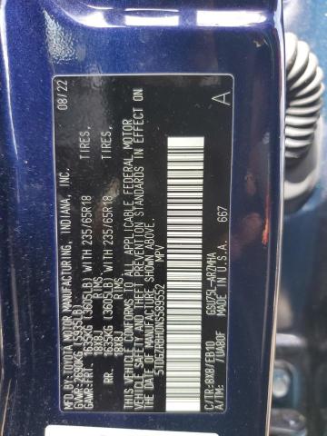 5TDGZRBH0NS589552 2022 TOYOTA HIGHLANDER - Image 14