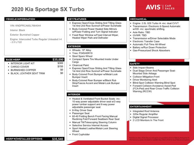 2020 KIA SPORTAGE S - KNDPRCA60L7664044