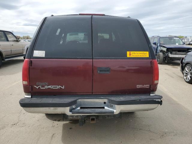 1998 GMC Yukon VIN: 1GKEK13R6WJ727800 Lot: 50984364