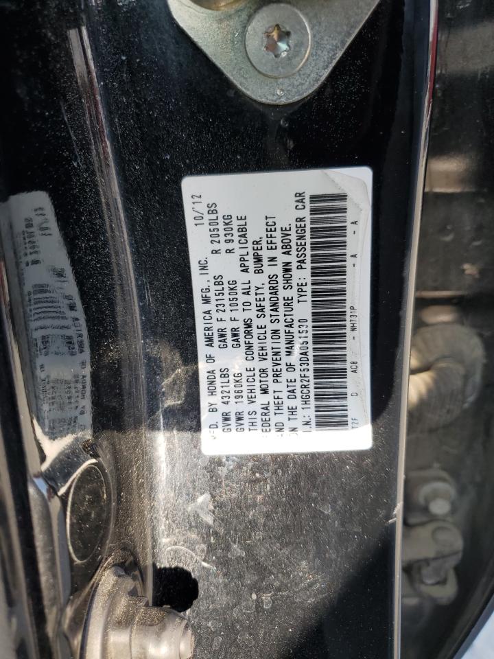 1HGCR2F53DA051530 2013 Honda Accord Sport